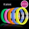 60  Pulseras fluorescentes dobles