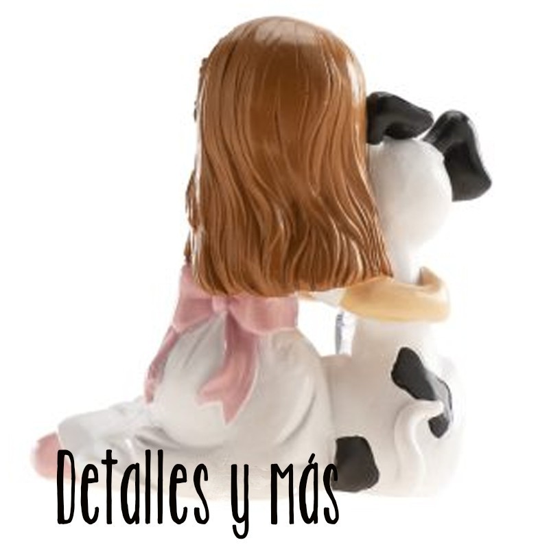 Figura Comunión niño con perrito