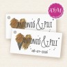 Tarjetas Boda Gold 