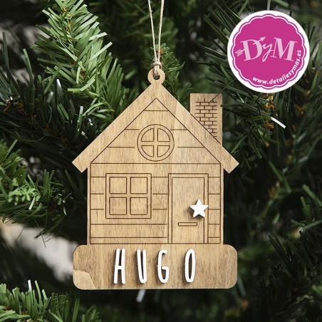 Carta de madera personalizable.