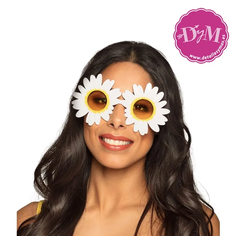 Gafas de Margaritas blancas