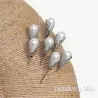 Alfiler Perla Gota envuelta