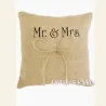 Cojín para anillos de boda Mr & Mrs