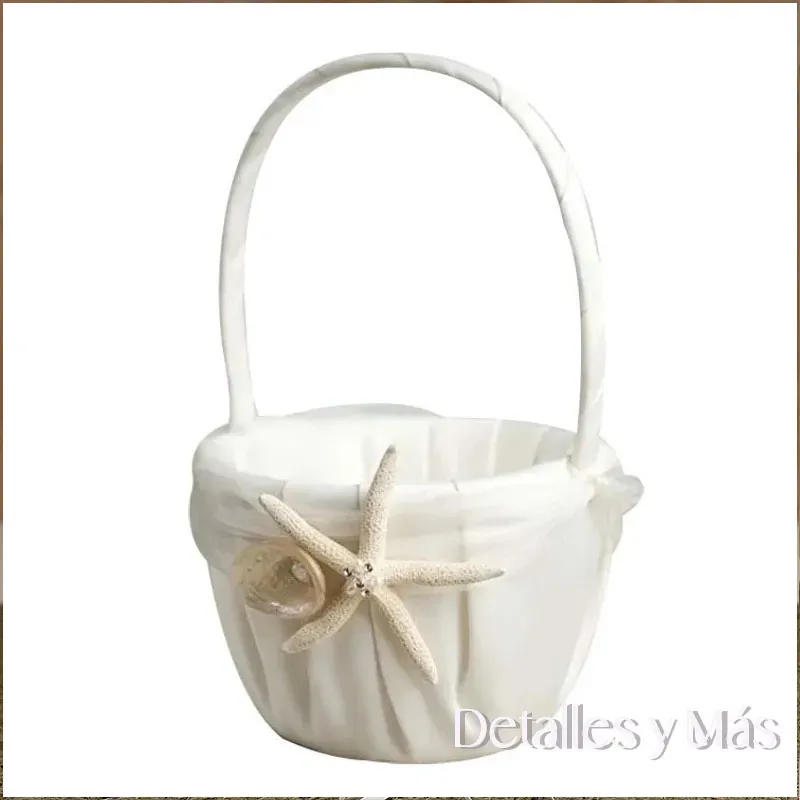 Cesta para flores o arras de boda Estrella