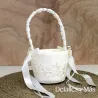 Cesta  para arras o pétalos Rebecca