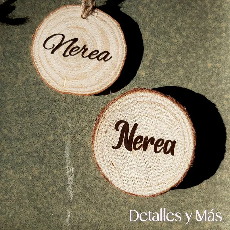 Marcasitios Personalizados en Madera para Bodas Rústicas