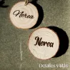 Marcasitios Personalizados en Madera para Bodas Rústicas