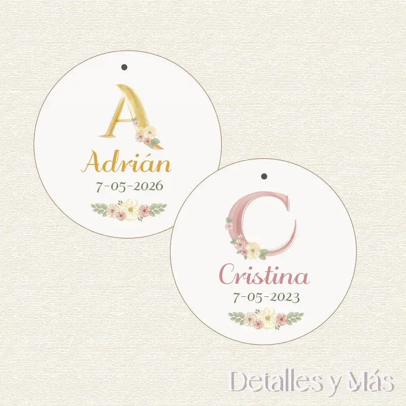 Tarjetas personalizadas para comunion de niño y niña para usar en regalos de invitados