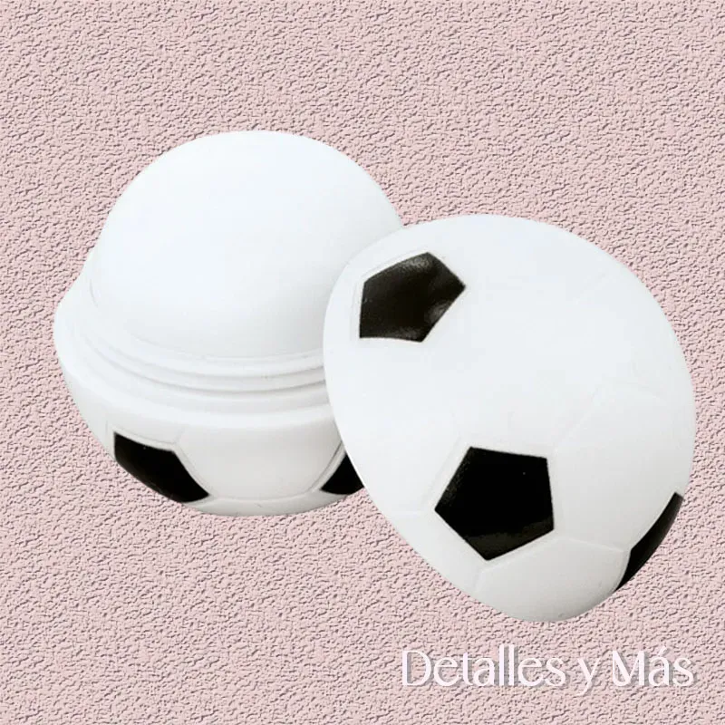 Blasamo de labios con forma de balón de fútbol para regalo de invitadas a comunión