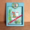 Diario con llamas en color azul para regalos de niños