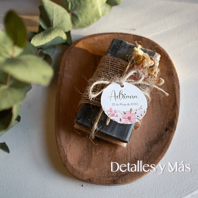 Pack de Jabones de Marsella: Regalo Eco y Rústico para Bodas