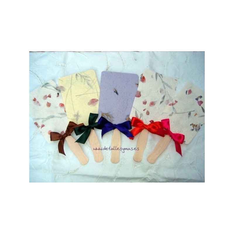 Pai Pai en papel natural tipo "pala"