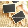 Pizarras rectangulares con pinza 