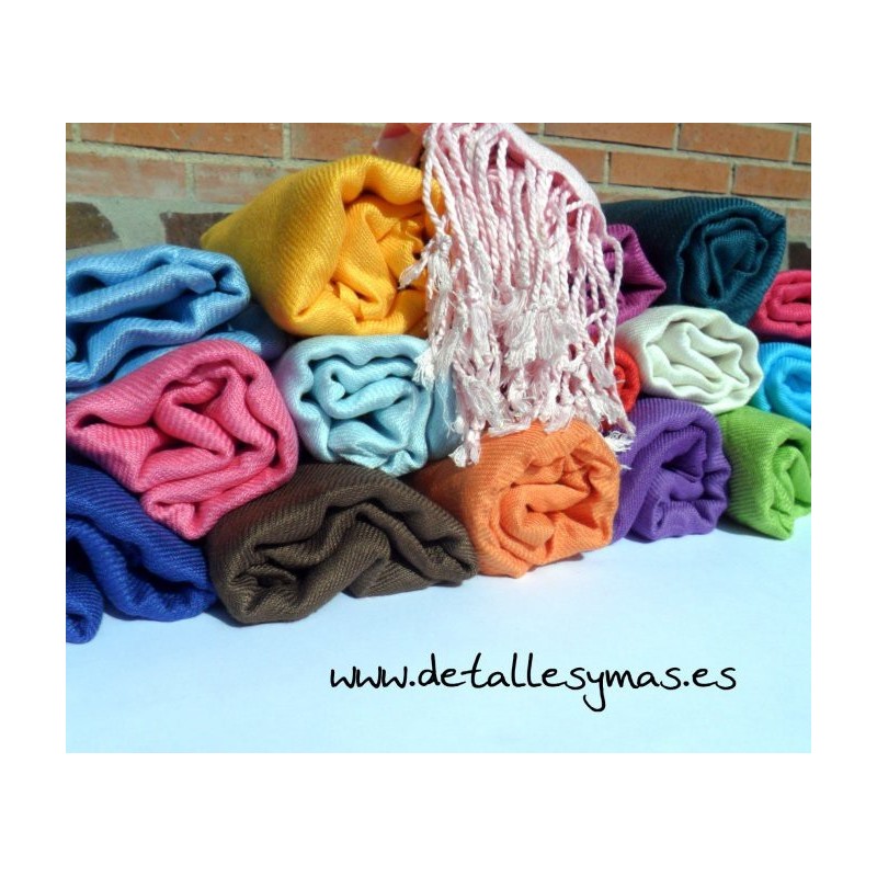 Pashminas indias de viscosas 100%