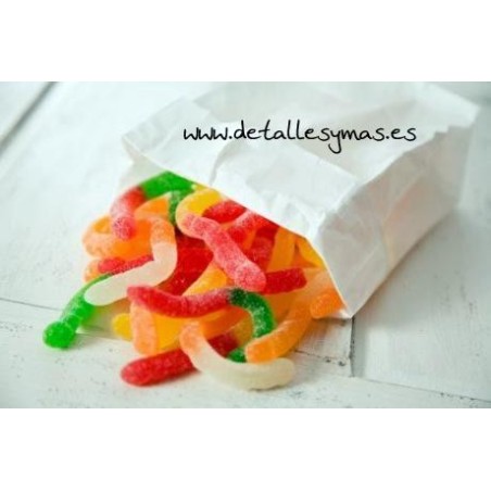 Bolsas blancas para dulces