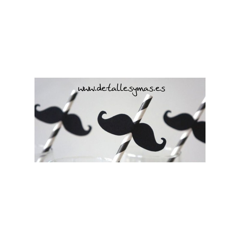 Pajitas con bigotes