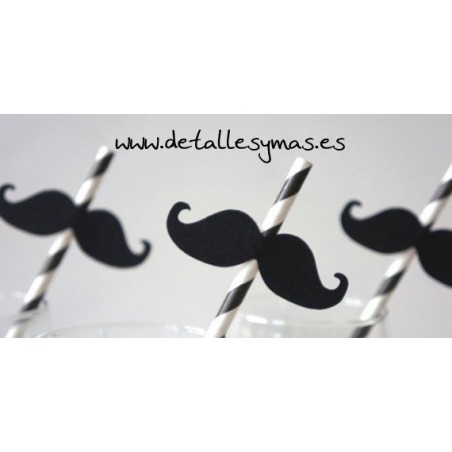 Pajitas con bigotes