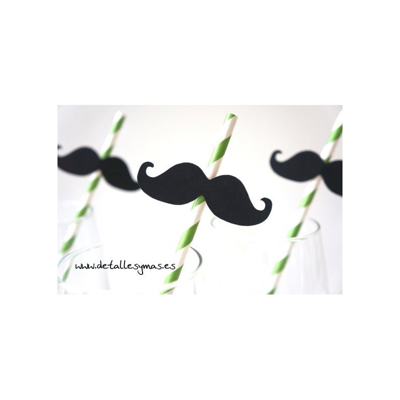Pajitas con bigotes