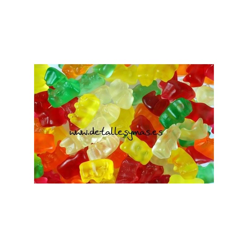 Ositos de gominola .Acabado brillante