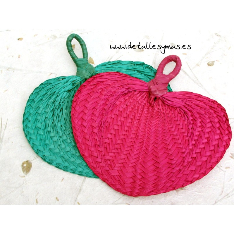 Pai Pai de rafia Turquesa