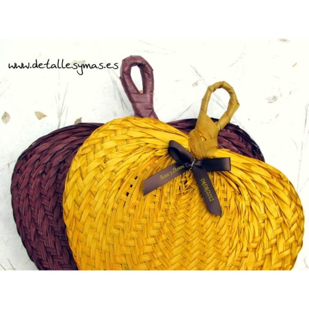 Pai Pai de rafia amarillo