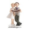 Figura de tarta Just married 