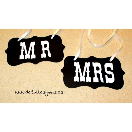 Cartel Mr and Mr Pizarra 