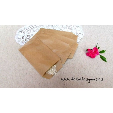 Bolsas kraft para arroz 