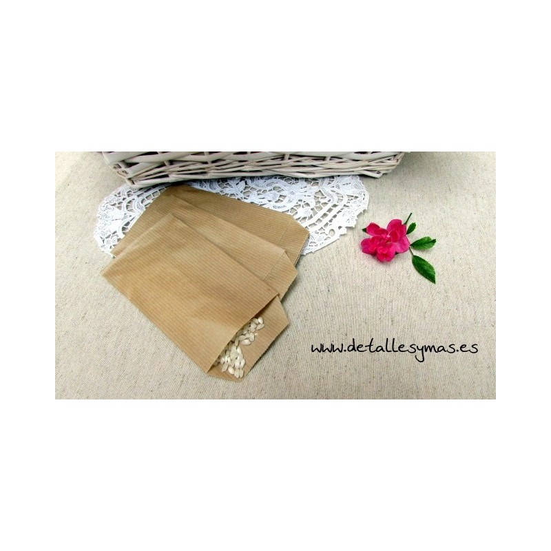 Bolsas kraft para arroz 