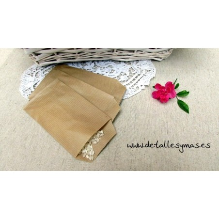 Bolsas kraft para arroz 
