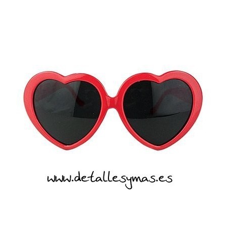 Gafas Gigantes corazón