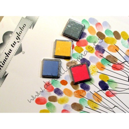 Arbol de huellas. Casa con Globos 