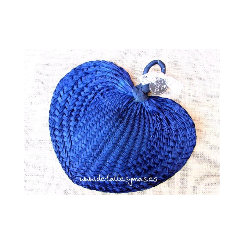 Pai Pai de rafia Azul 