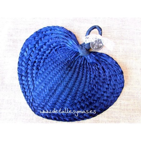 Pai Pai de rafia Azul 