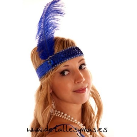 Cinta charlestón lentejuelas