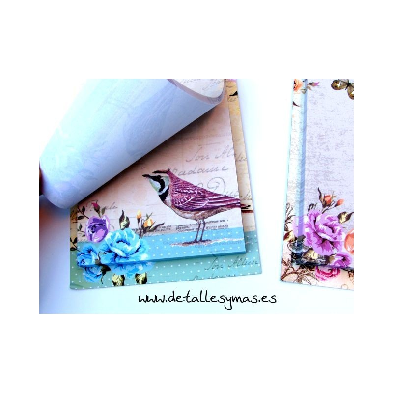 Libreta con imán Buttefly 