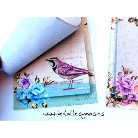 Libreta con imán Buttefly 