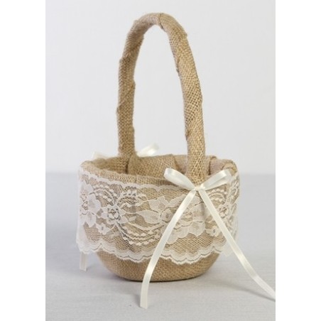 Cesta de Arpillera 