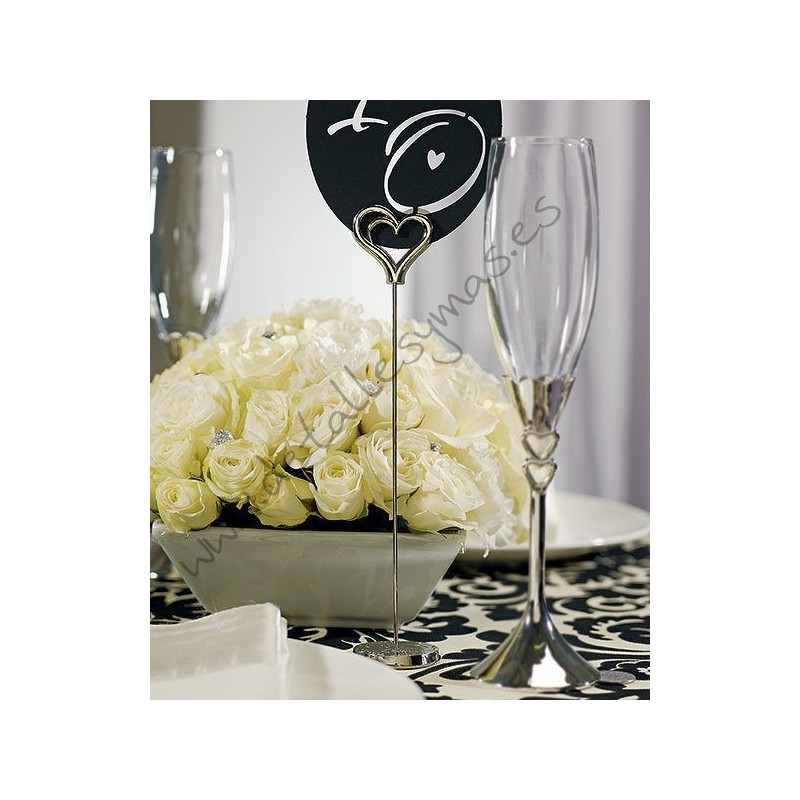 Pinzas para numeración. Modelo Corazones