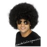 Peluca afro negra
