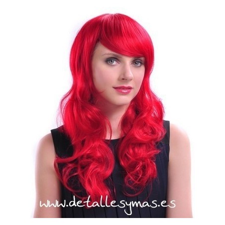 Peluca larga colores 