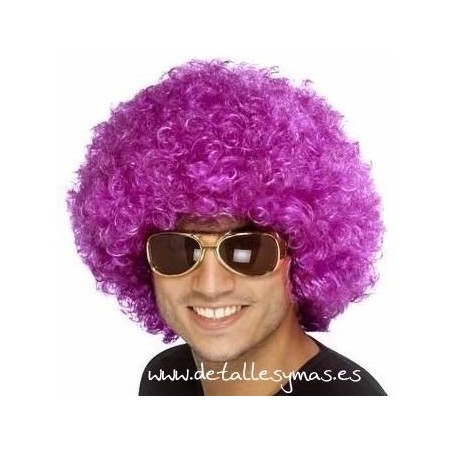 Peluca afro colores