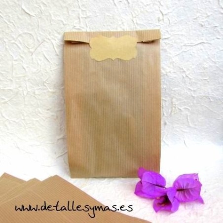 Bolsa papel kraft Mediana