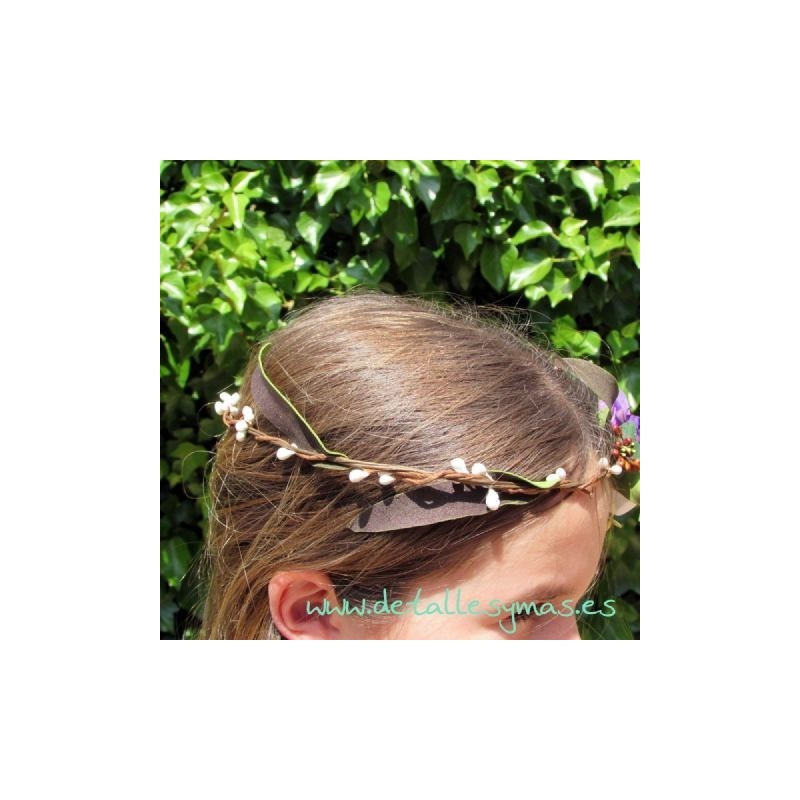 Corona de flores Boho