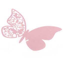 Mariposas Marcasitios Rosa .Pack 12 unidades