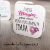 Espejo metálico Frases