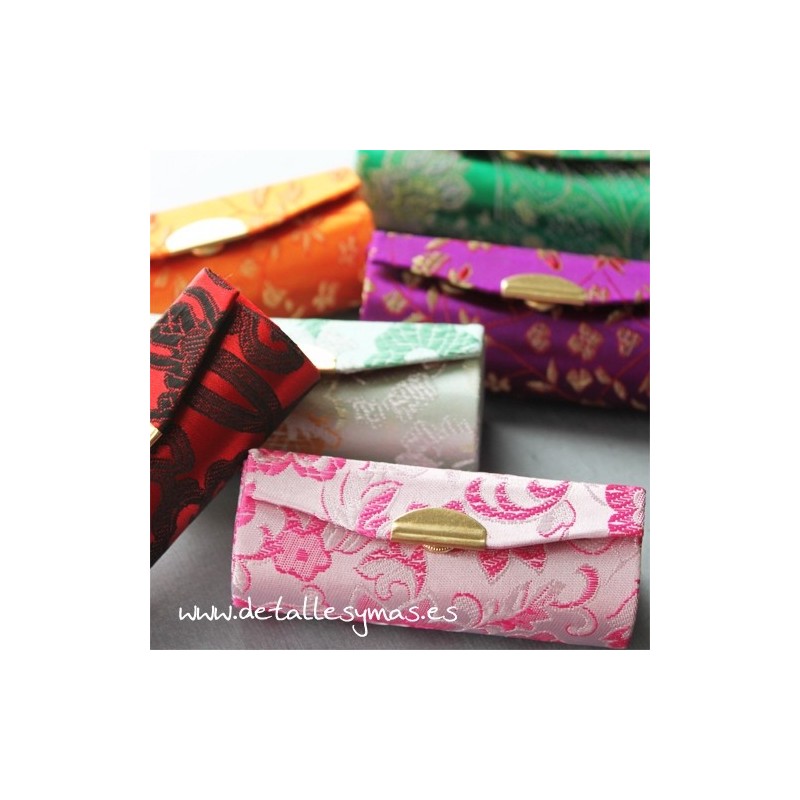 Porta pintalabios de seda 