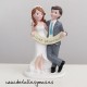 Figura de tarta Recién casados 