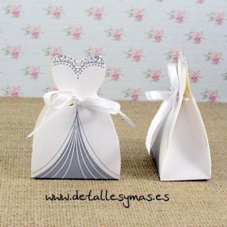 Cajitas vestido de novia