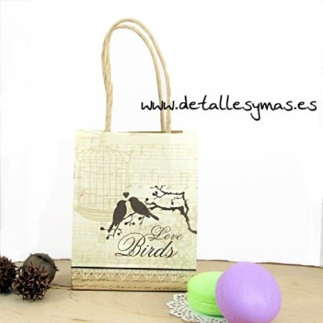 Bolsas con asas "Love Birds "